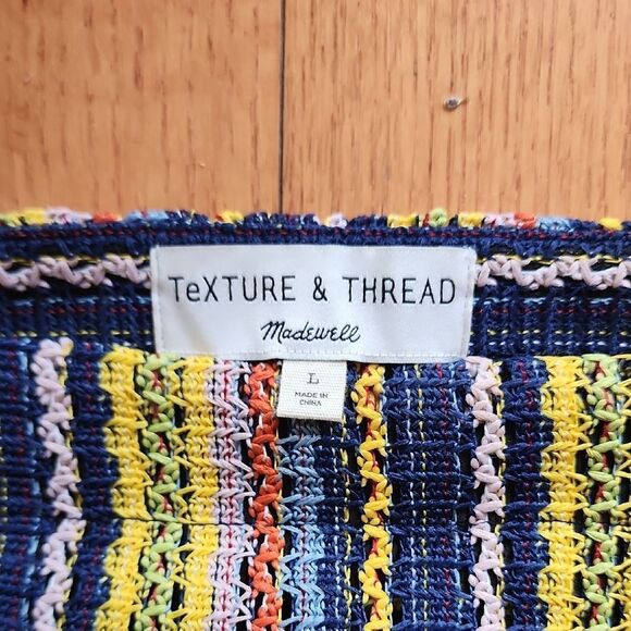 Madewell Multicolor Striped Camisole- Women's Size Large - Picture 2 of 4